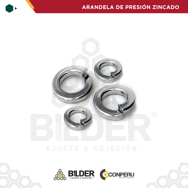 ARANDELA DE PRESIÓN ZINCADO