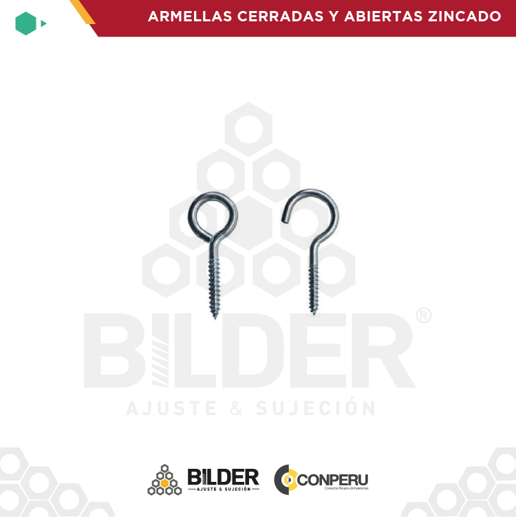 ARMELLAS CERRADAS Y ABIERTAS ZINCADO