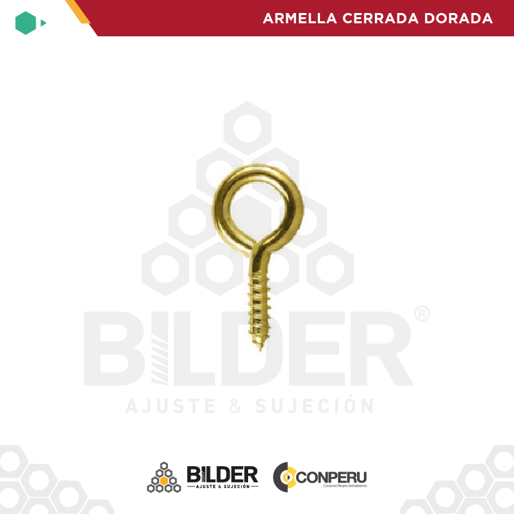 ARMELLA CERRADA DORADA
