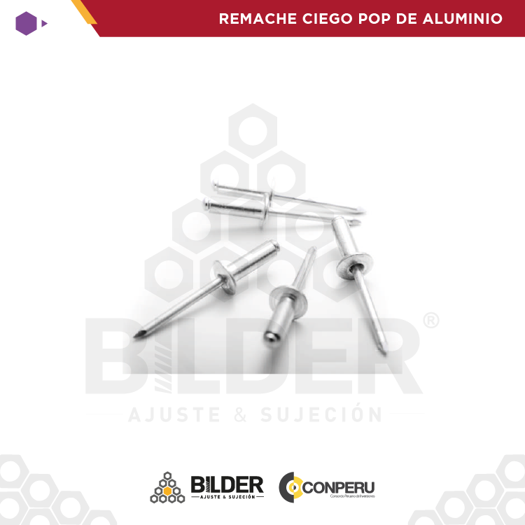 REMACHE CIEGO POP DE ALUMNIO